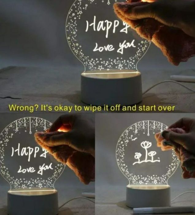 АКЦИЯ !!! Настольный лампа  у́зиз ручкасида расм су́злар чизса бу́