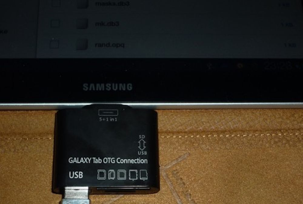 Картридер для Samsung Galaxy Tab 10.1 otg connect