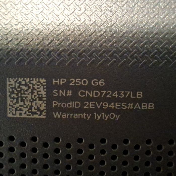 Laptop HP250 G6 cu I5 5005U pentru piese