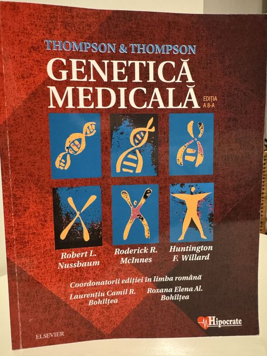 Genetică Medicală – Thompson & Thompson, Ediția a 8-a (Elsevier/Hipocrate)