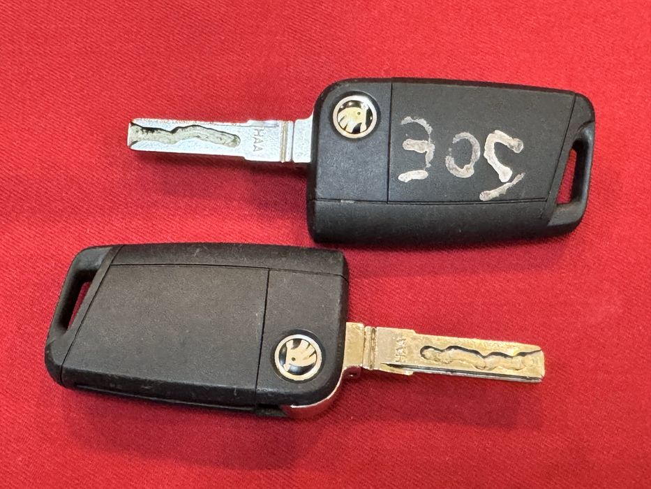 Ключ за Skoda Octavia Fabia  Rapid оригинален с 3бутона