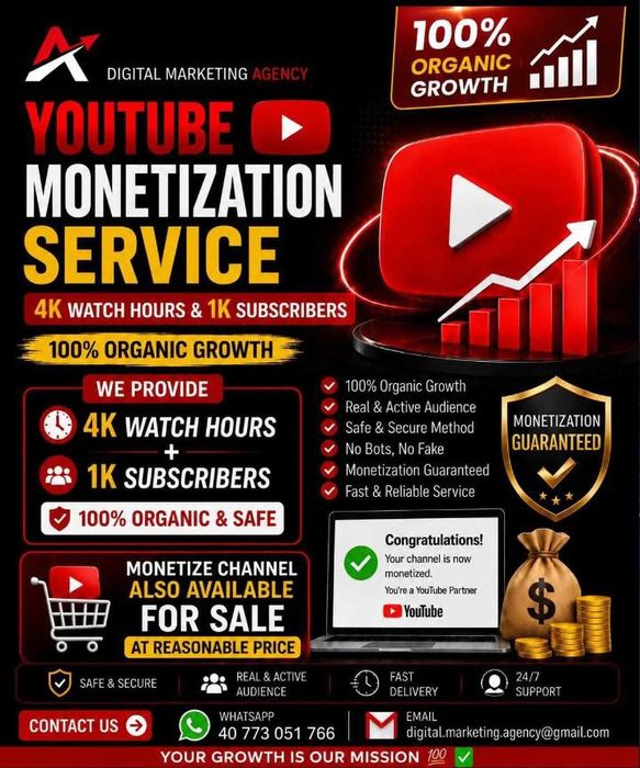 Vând Canal de Youtube Monetizat (330 lei)