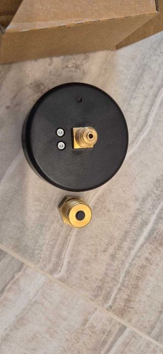 Термоманометър аксиален Wika THM10 Ø80 mm 0-6 bar 0-120°C G1/4"-G1/2"
