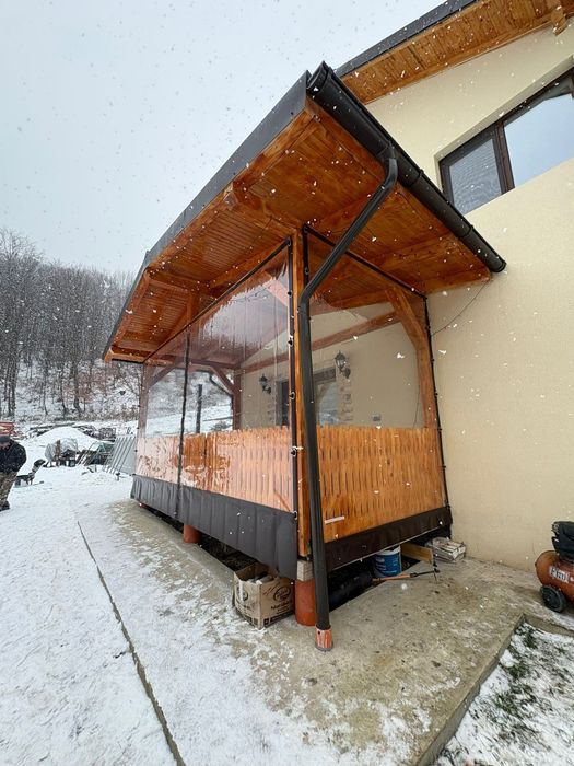 Folie terasa transparenta Cristal premium terase si foisoare