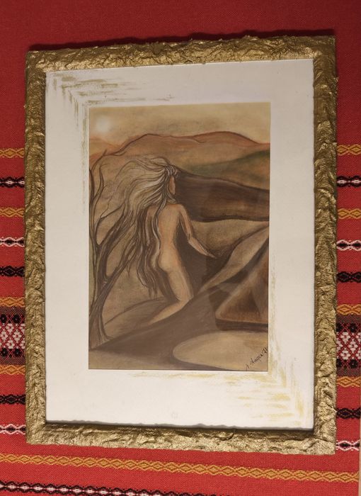 Продавам 2 картини акварел 40 на 30 см с рамка