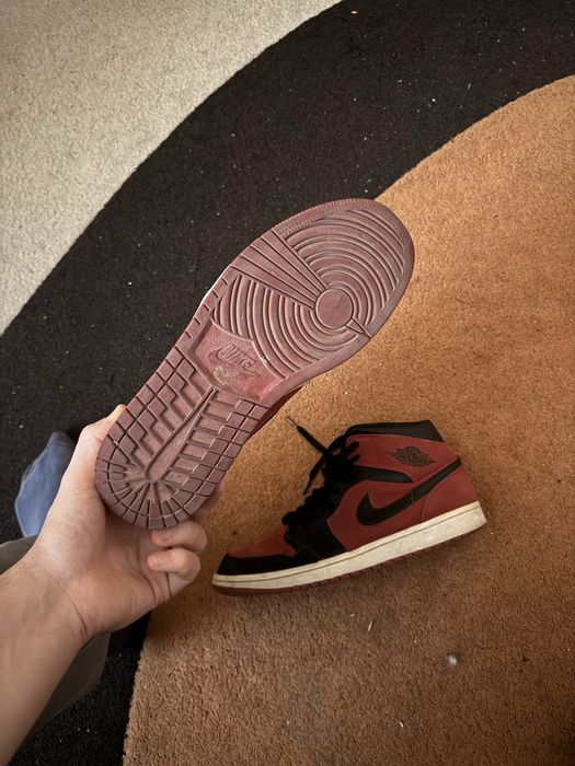 Nike Air Jordan 1 Mid Black&Red