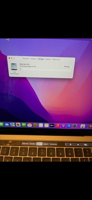 Laptop Apple Macbook Pro 13 -i7 -16 gb