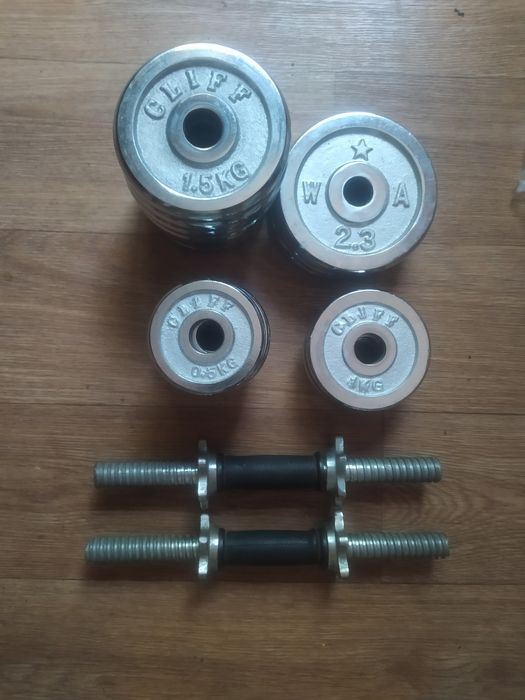Гантели 32 кг. ( 16кг.+ 16кг.)