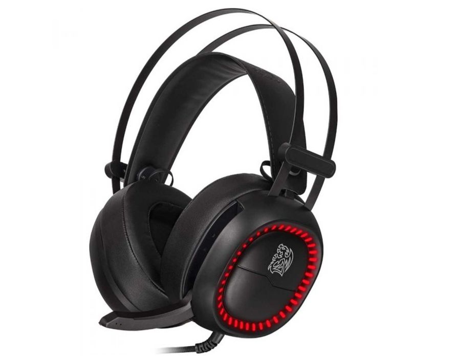 Casti gaming noi Thermaltake Tt eSPORTS Shock Pro 7.1, RGB, negre