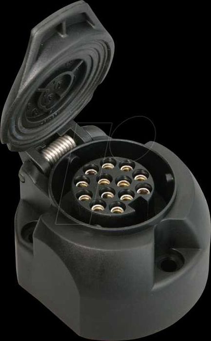 розетка, адаптер, преходник за ремарке, каравана 7 и 13 пина, немски