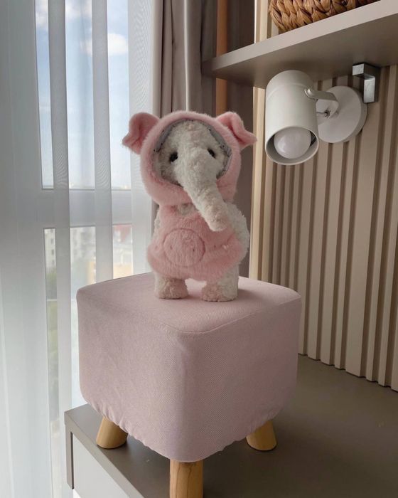 Ръчно изработена мека играчка слон