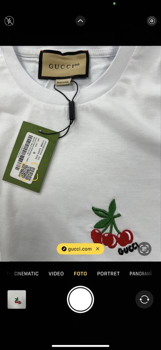 Tricou Gucci premium model nou s -xxl disponibil si pe negru