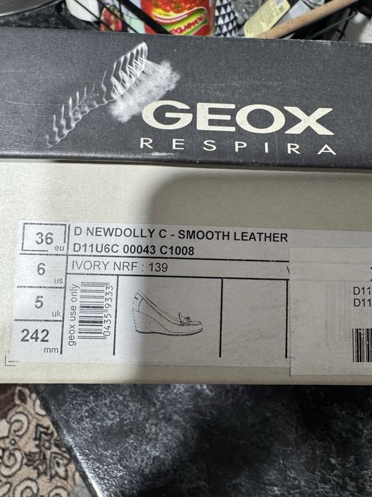 Продам туфли geox, кожанные