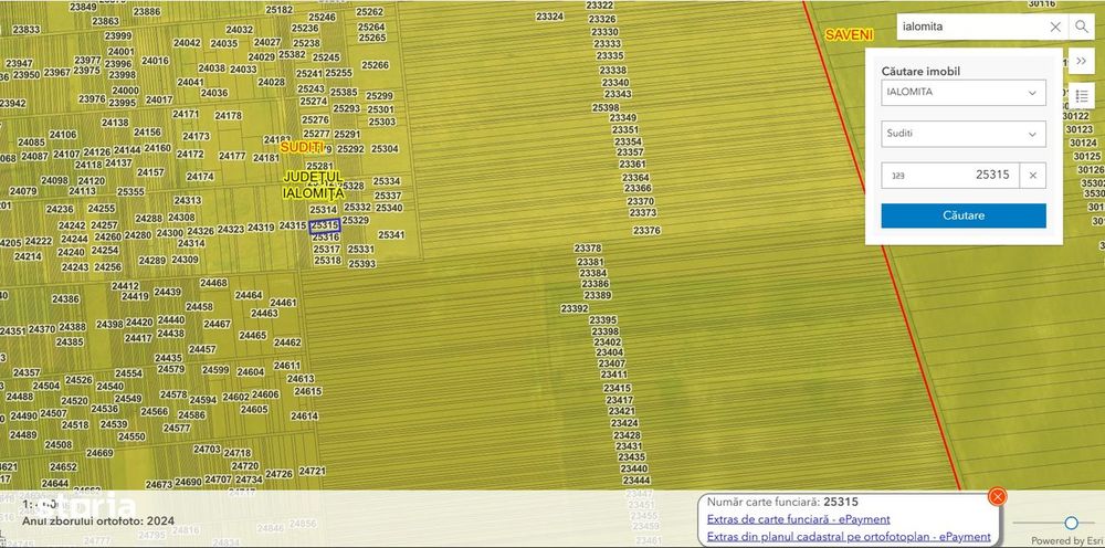 Terenuri extravilane Suditi jud Ialomita