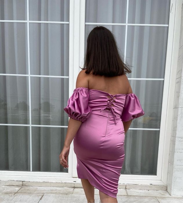 Rochie de seara realizata la comanda , model deosebit