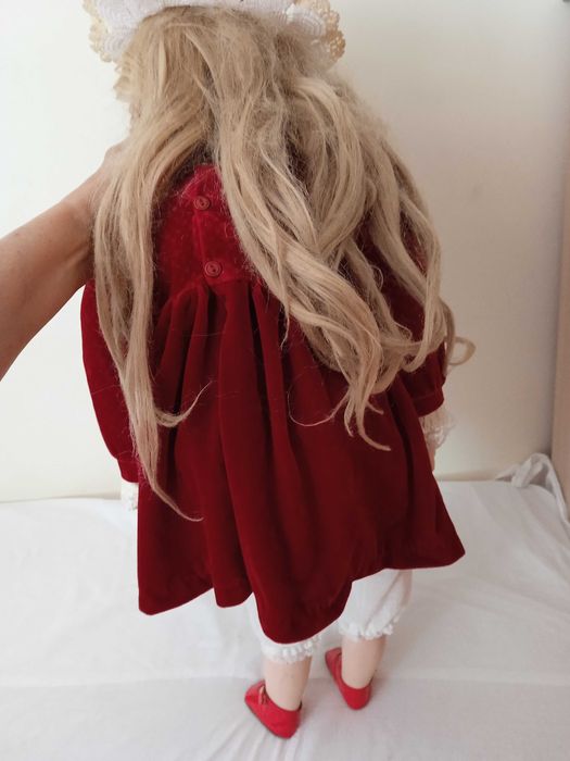 Кукла 65 см, винтидж + дрехи