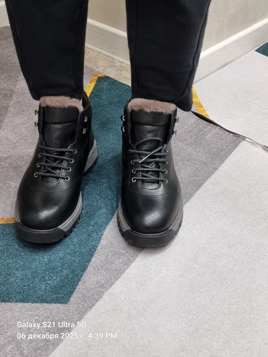 Продам Ботинки  Кожа Мех Овчина