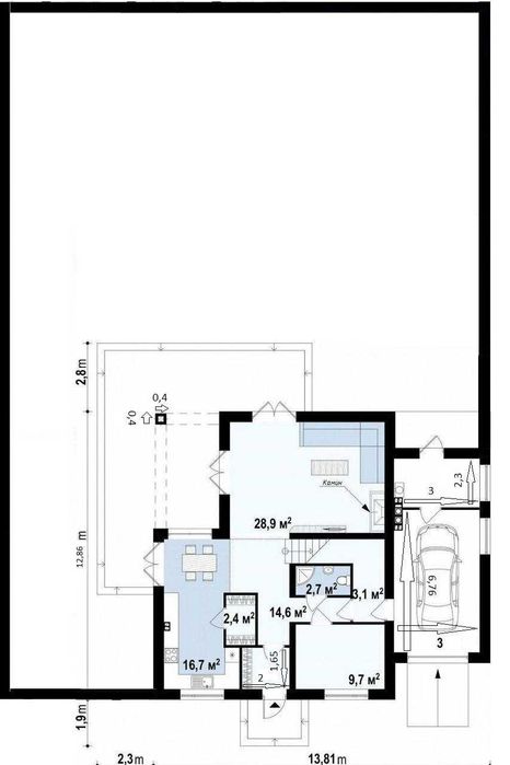 Недостроенный участок