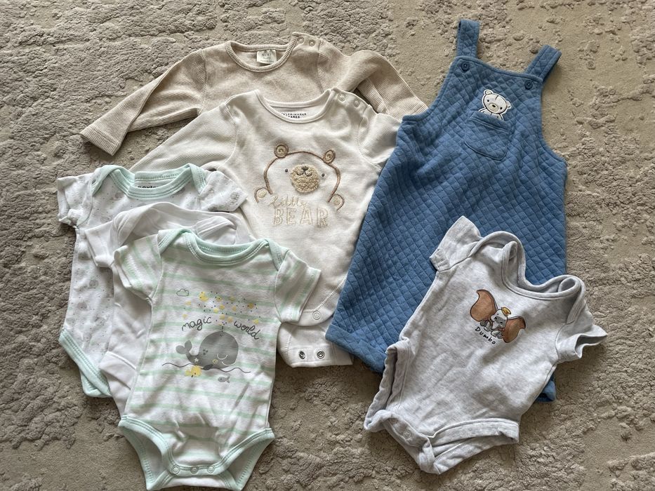 Lot haine bebe 0-3 luni , aproximativ 60 de articole