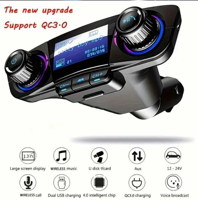 Мултимедия Hands free, bluetooth, mp3, aux, All in one Всичко за кола