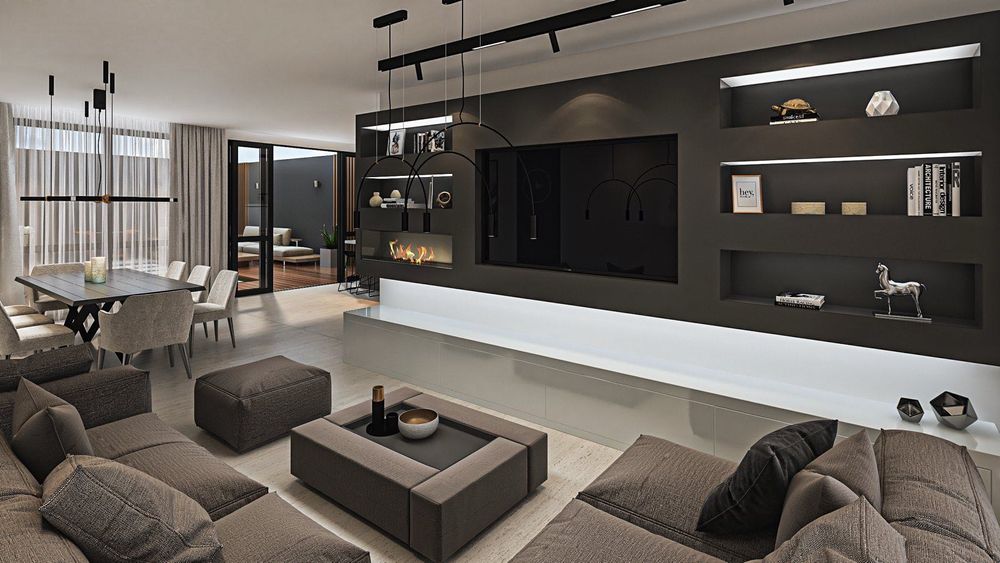 Къщи в равно поле