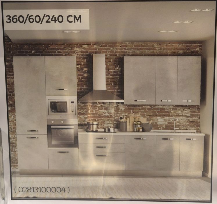 Модулна кухня 360 см ,с включени уреди