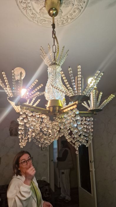 Люстра хрустальная