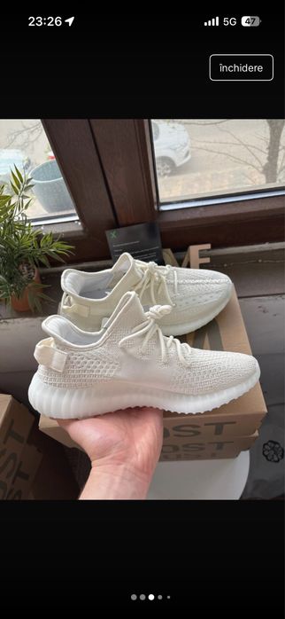 Adidas Yeezy Boost 350 V2 Bone Cream White 43 1/3