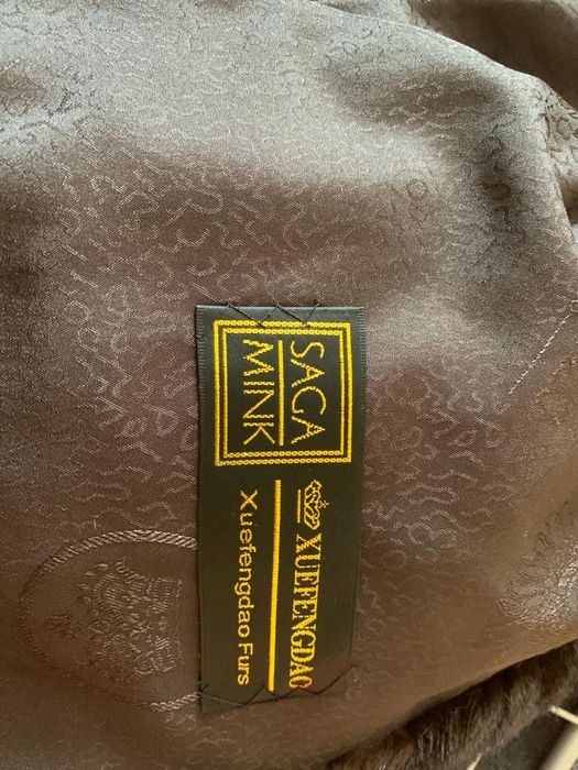 Шуба из стриженой норки