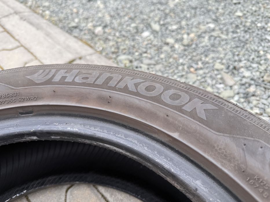 4бр. Летни Гуми С Борд 205/55R/16 -HANKOOK- DOT:4417- 5.2мм. + 4.9мм.