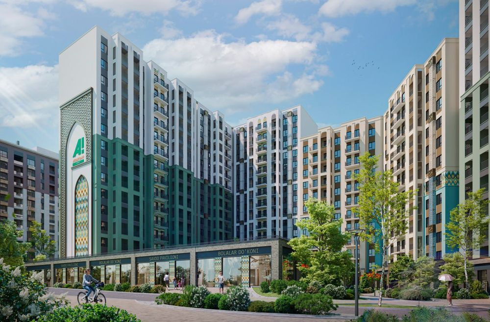 Продаётся СВОЯ 1-комнатная квартира в ЖК GH Assalom Jomiy.