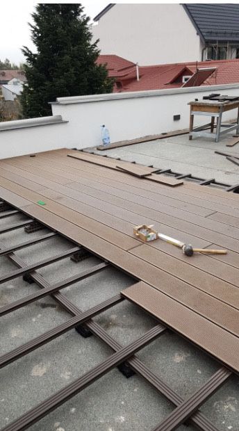 Montaj terase WPC DECK . Pardoseala deck wpc