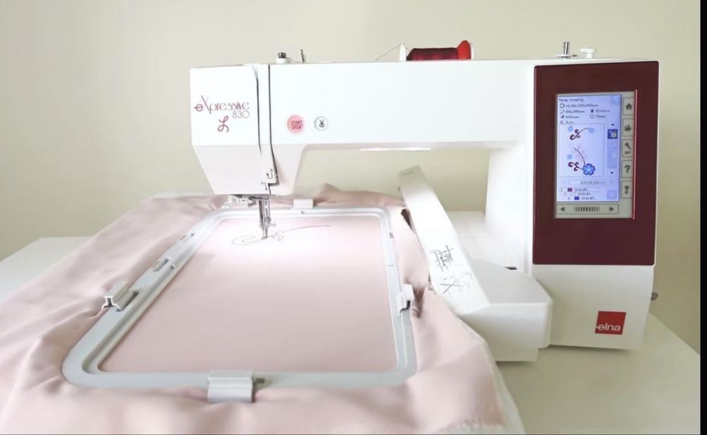 Вышивальная машинка Janome Elna expressive830