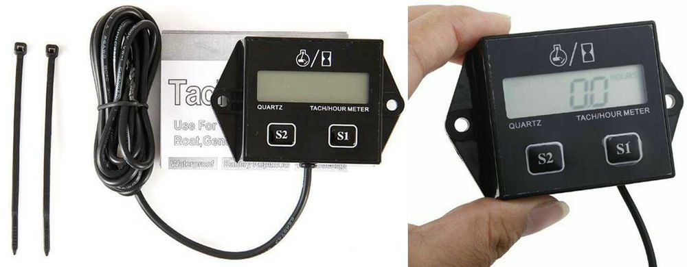 Turometru+ ore de functionare masini de tuns iarba motocultor atv Nou!