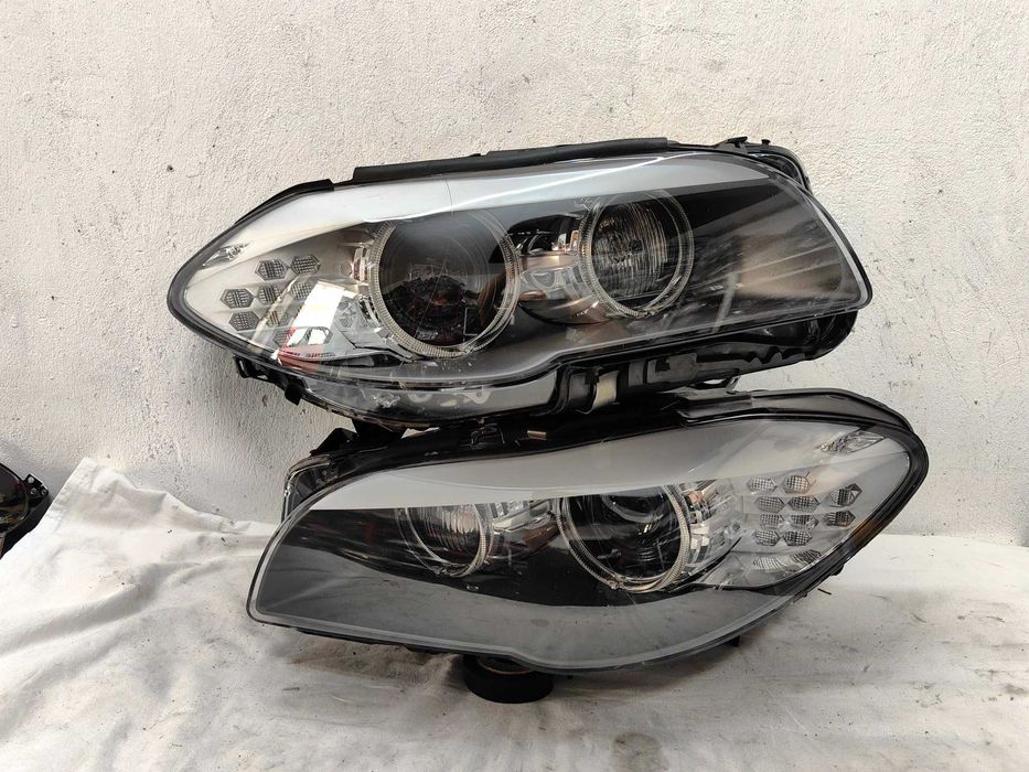 Оригинални  фарове  БМВ Ф10  BMW F10 Bixenon Led  Adaptive