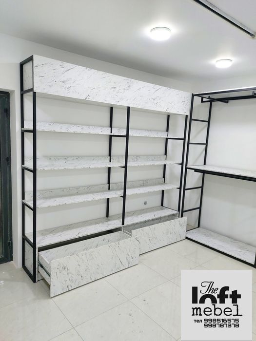 Оборудование, Вешалка, для магазинов одежды в стиле ЛОФТ