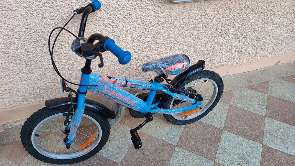 Bicicleta/ copii /bicicleta copii/roți 16"/ Roti 16" inch/ 4-9ani/  85-120 cm inaltime / Fetite /Baieti / Copii  /Roti ajutătoare/ roz/ mov/ albastru