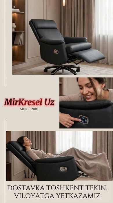 Купить Кресло В Наваи MK-2251 Black Игровое Офисное Navoiy Kreslo Narx
