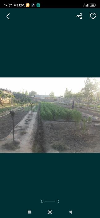 Продается земля 3 сот в тумане Енги Хает