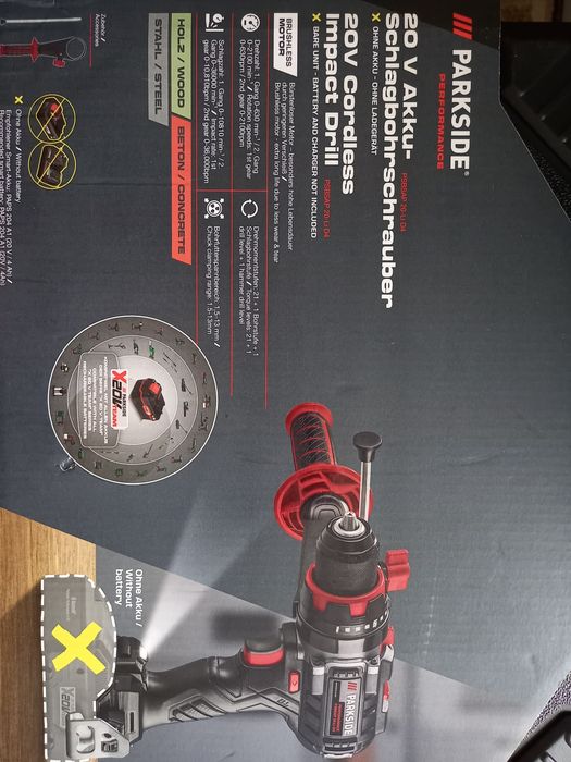 Bormasina percutie parkside performance 64 Nm
