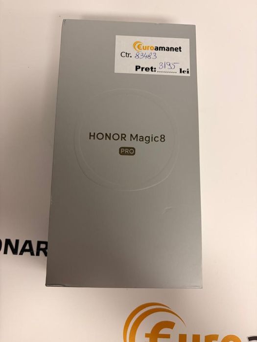 Telefon Honor Magic 8 Pro, Dual SIM, 12GB RAM, 512GB, Black, NOU -T-