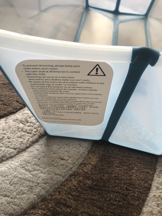 Cadita bebe pliabila 0-4 ani Stokke Flexi bath