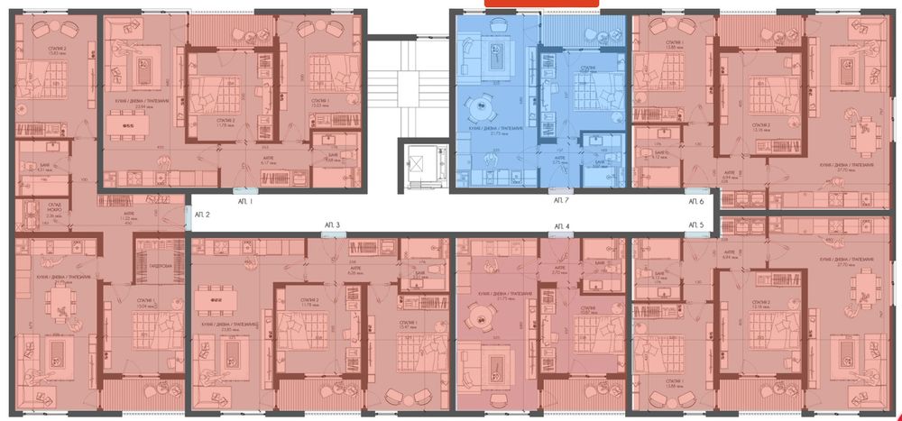 СПЕШНО!!! Двустаен в Атлантис Баркод, Aкт 16/2025 г., ТЕЦ, паркомясто!