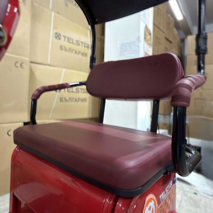 Триместна електрическа триколка 005 ROOF 2500W 23Ah с двоен фар