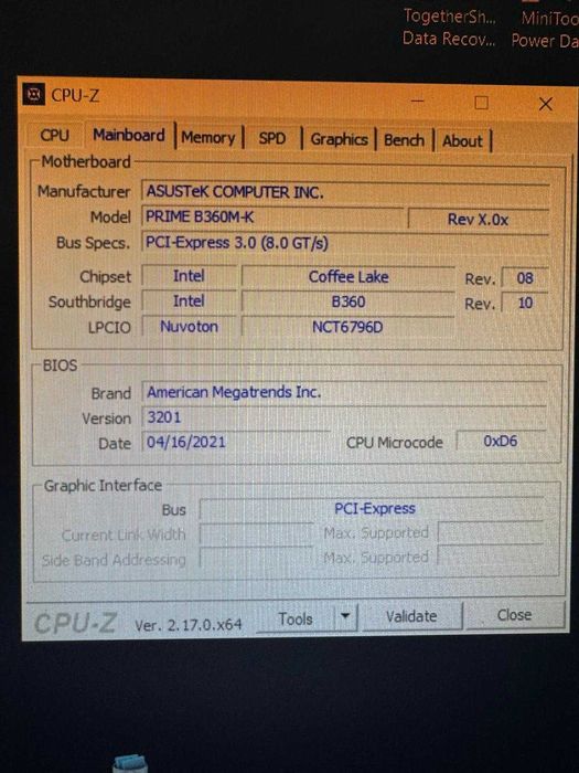 Kit placa de baza Asus Prime B360M-K+ cpu i3-8300