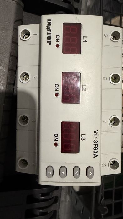 Releu protectie tensiune DigiTio VP-3F63A trifazat 63A cu contactor