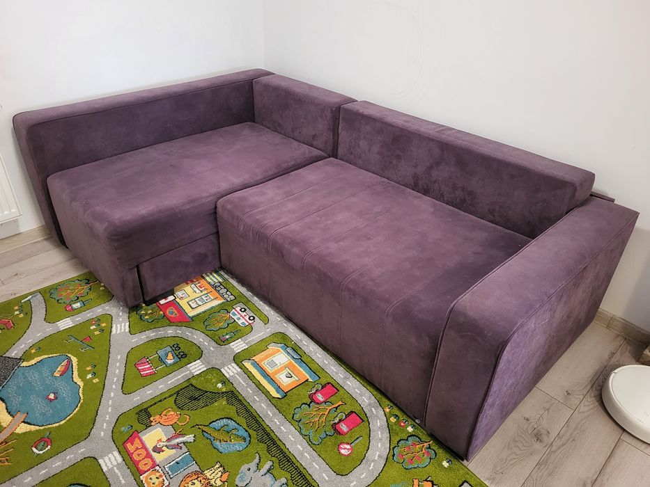 Vand canapea coltar mov