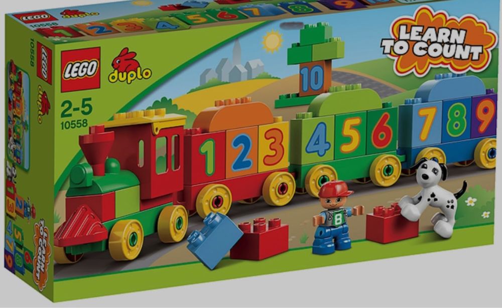 LEGO® DUPLO® Trenul cu numere 10558