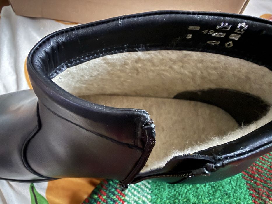 Зимни боти естествена кожа