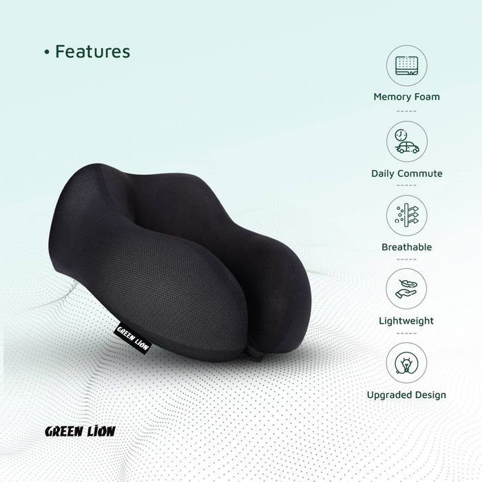 Подушка для шеи Green Lion Memory Foam Neck Pillow